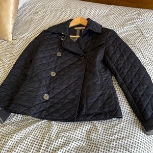 ⚡️SOLD⚡️Burberry Women's Blue Quilted Jacket